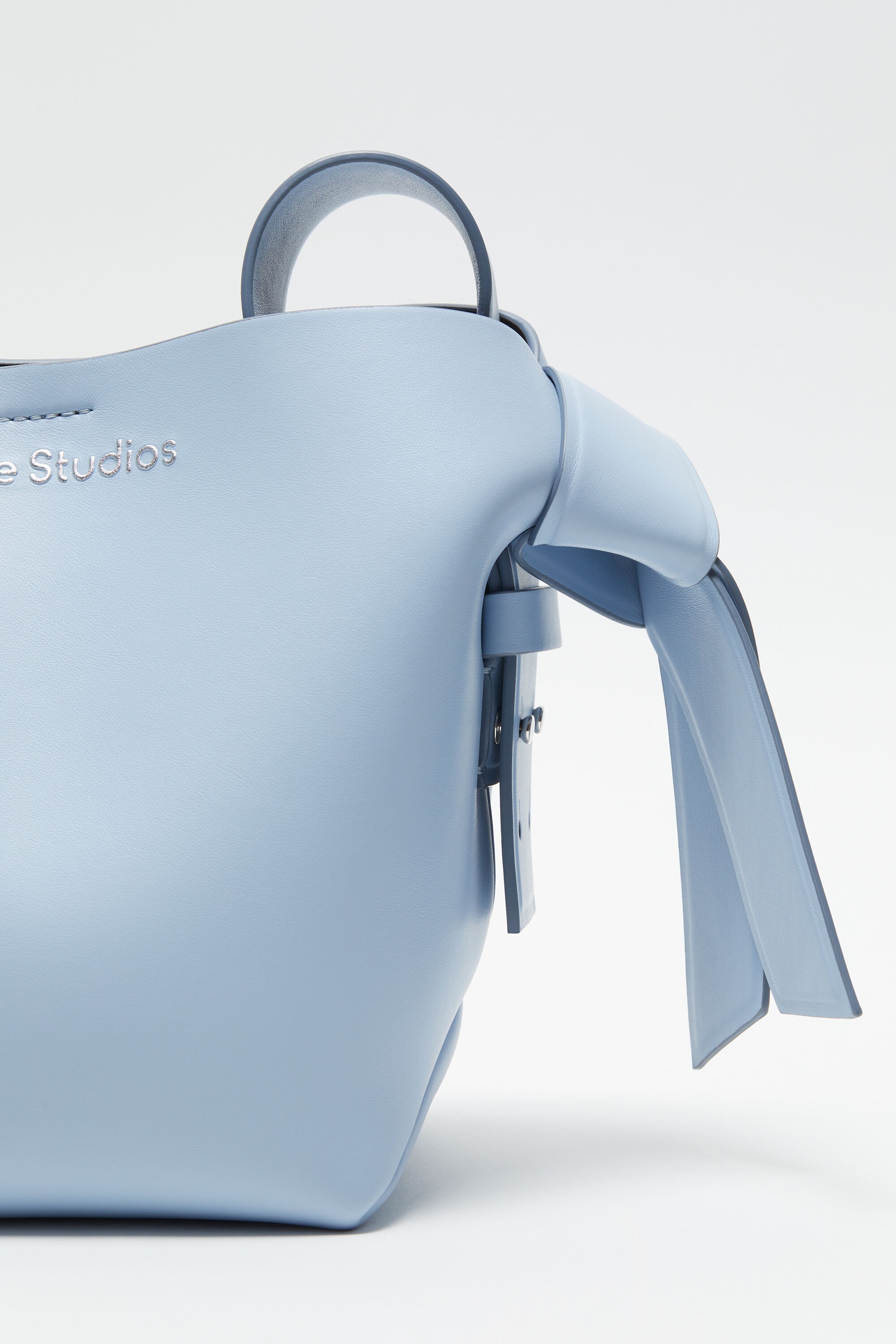 Musubi mini shoulder bag - Baby blue/brown - 5