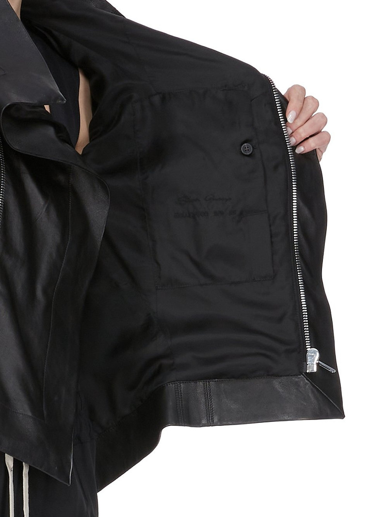 Naska leather biker jacket Black 6