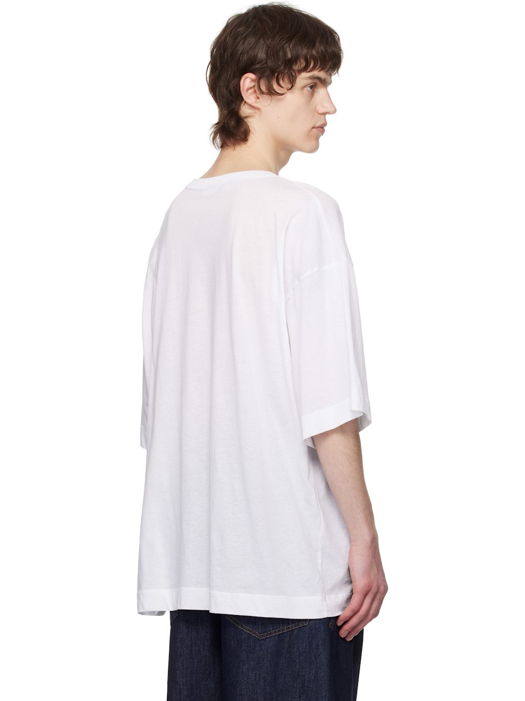White Logo Graphic T-shirt - 3
