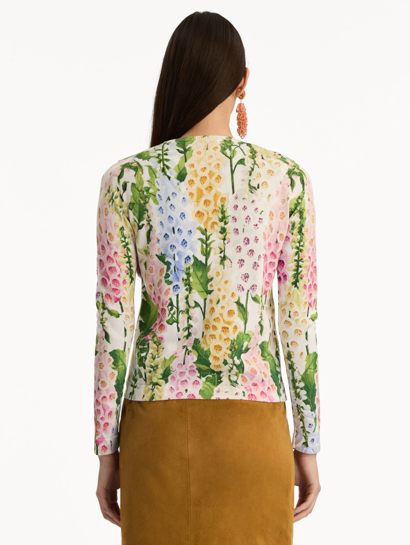 FOXGLOVE PRINTED CARDIGAN 4