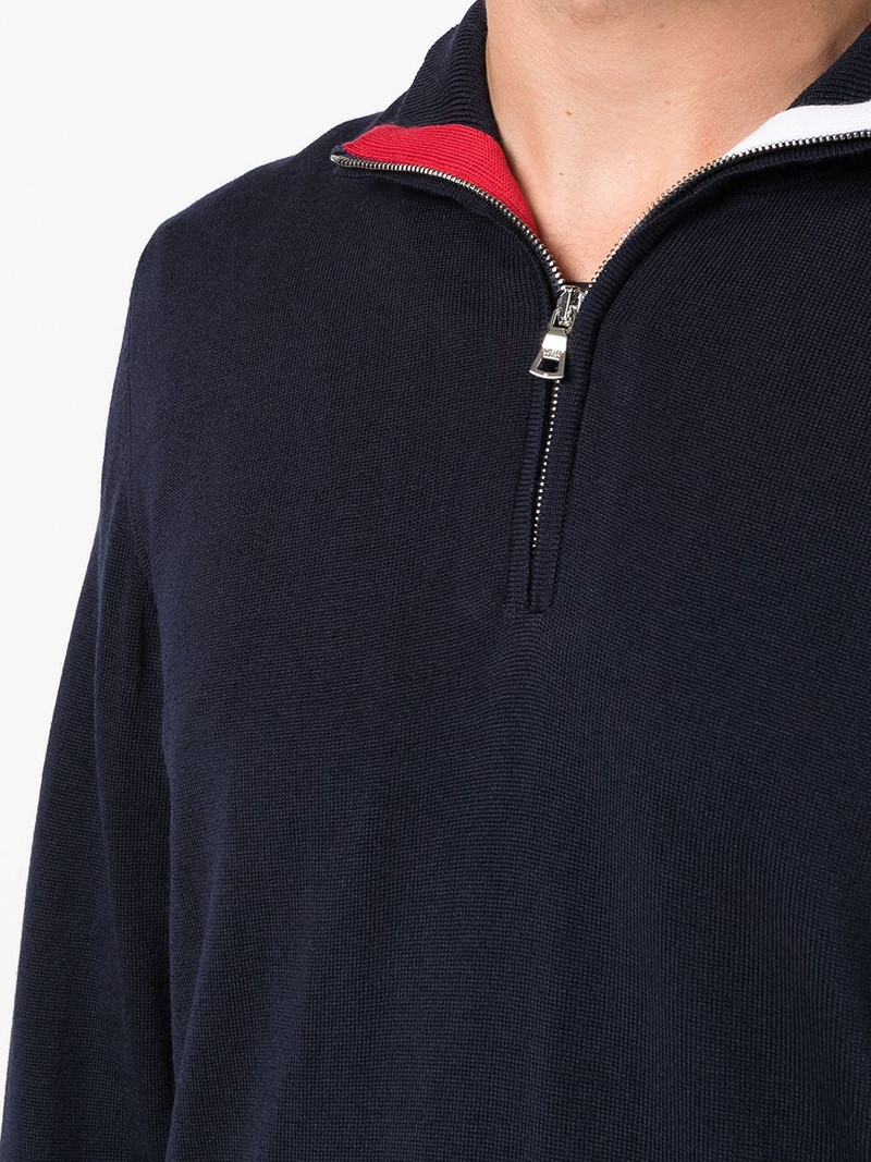 half-zip merino sweater 5