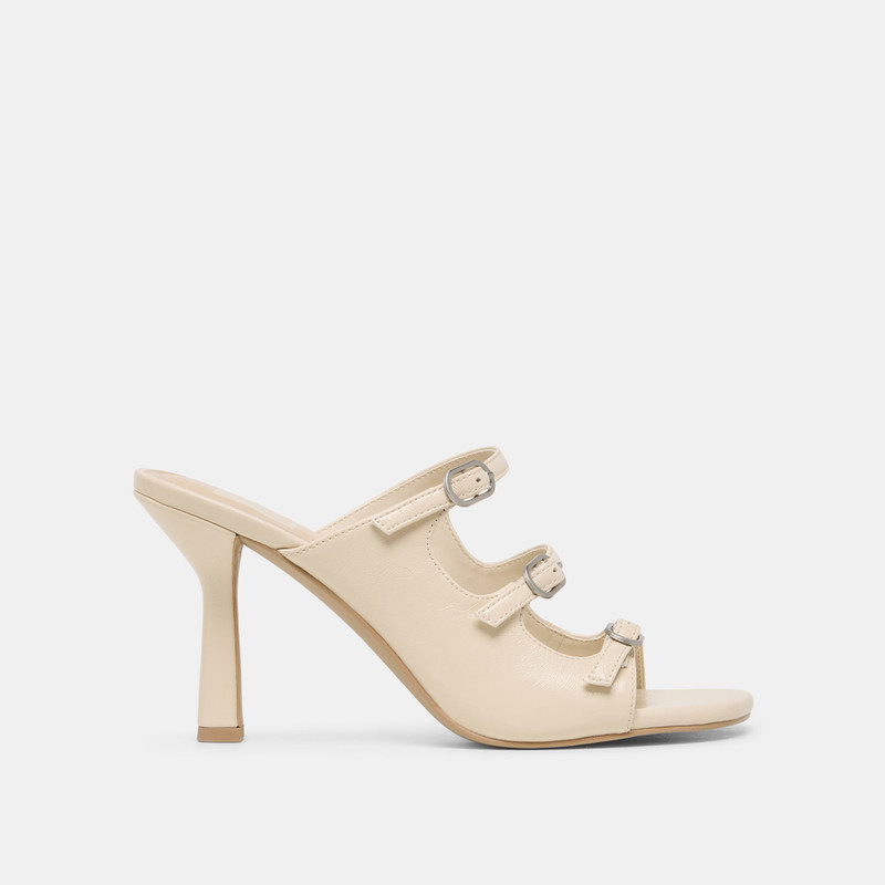 NEKO HEELS BONE LEATHER 1