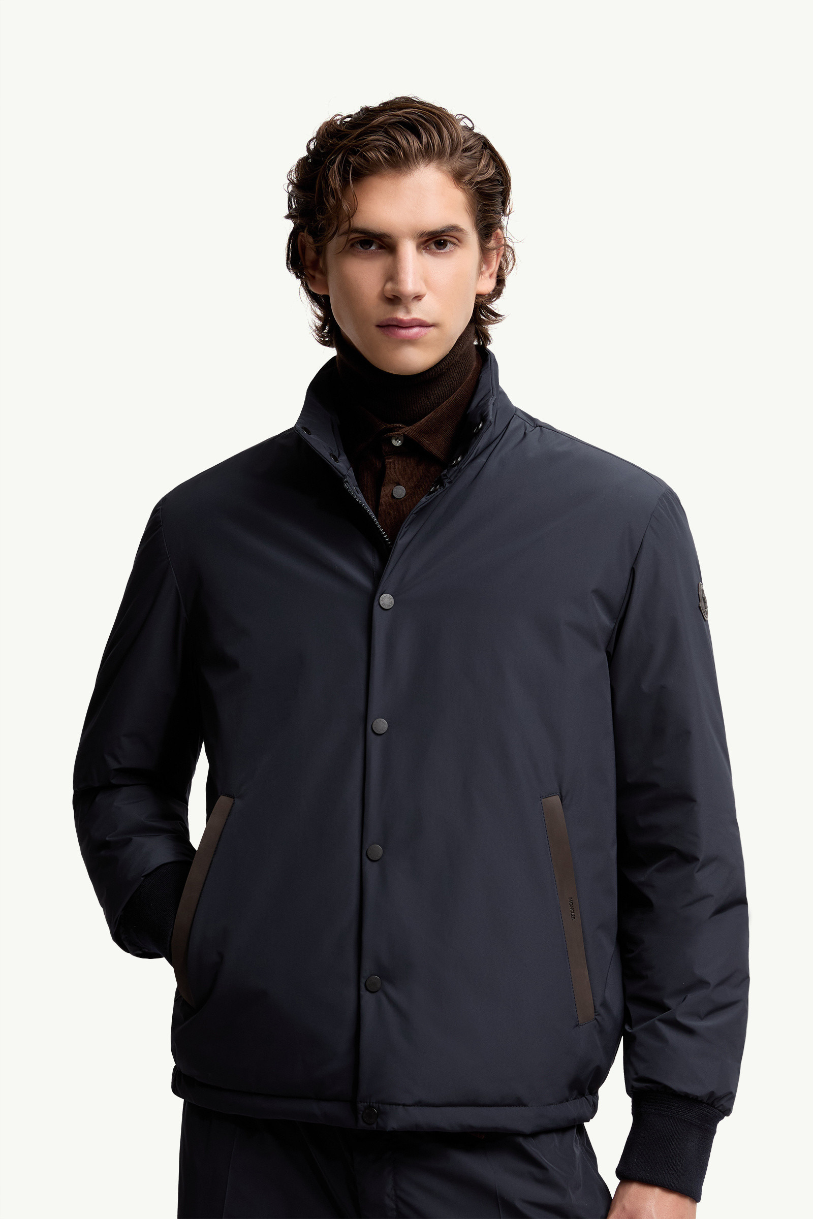Lanques Leather-Trimmed Short Down Jacket - 6