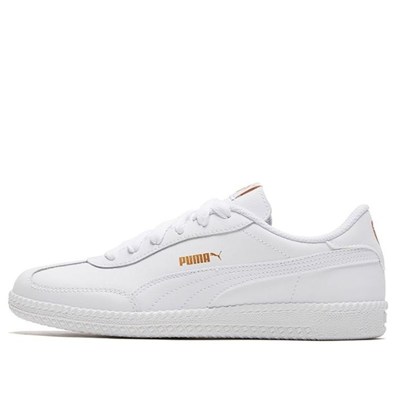 PUMA Astro Cup L White/Gold Low Casual Board Shoes 364585-03 - 1