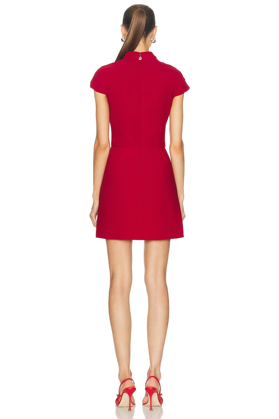 Mock Neck Mini Dress - 3