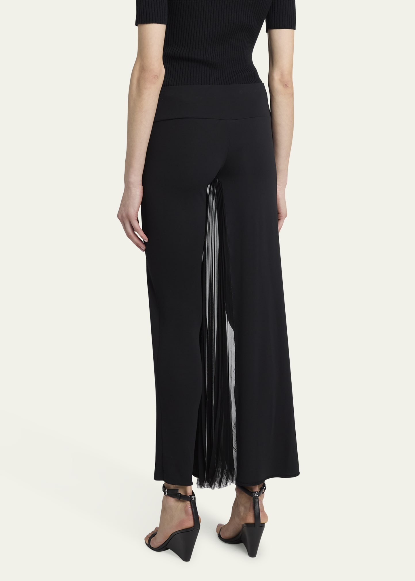 Infinity Pleats Jersey Pants - 3