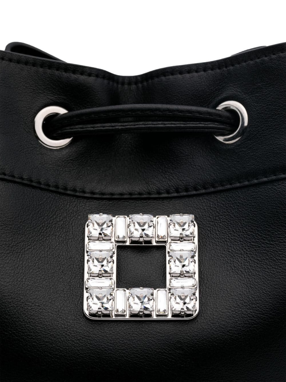 Roger Vivier Women Tres Vivier Leather Bucket Bag - 4