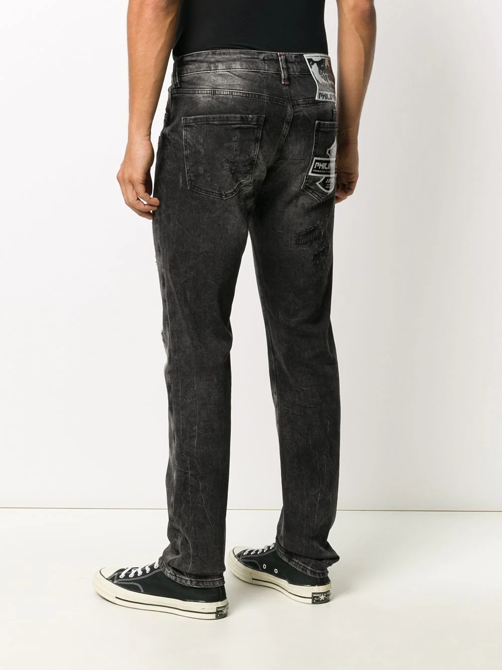 super straight skull jeans - 4