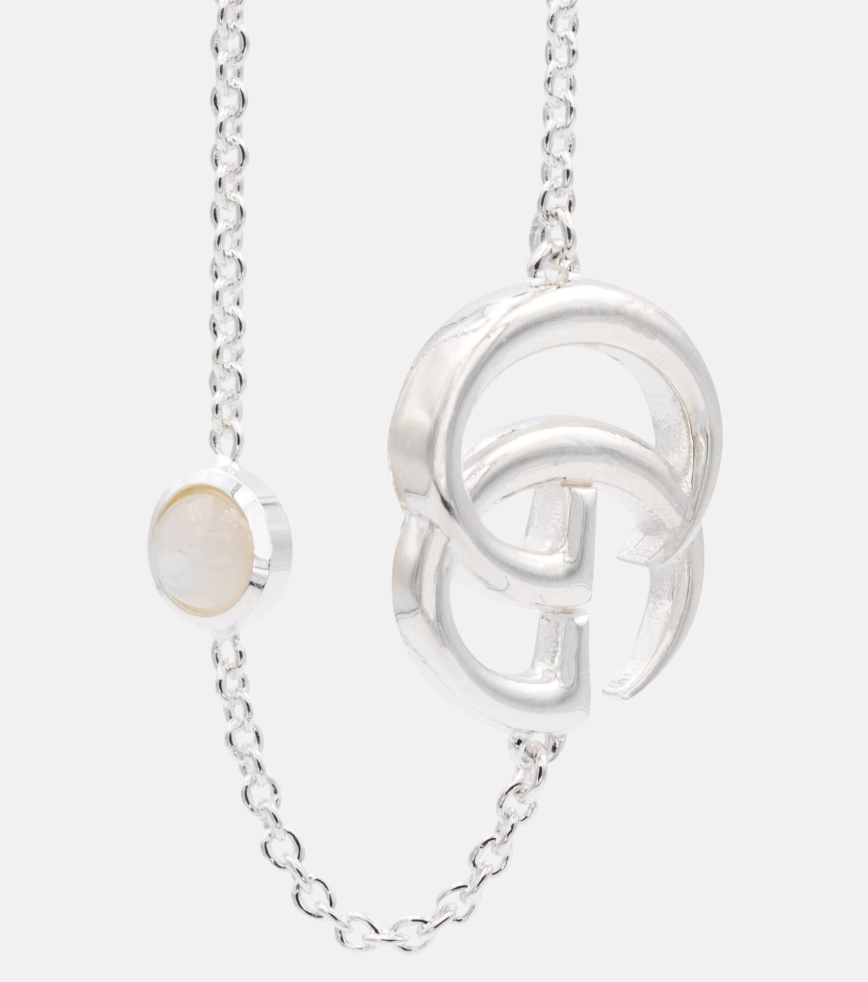 GG Marmont Flower sterling silver bracelet - 4