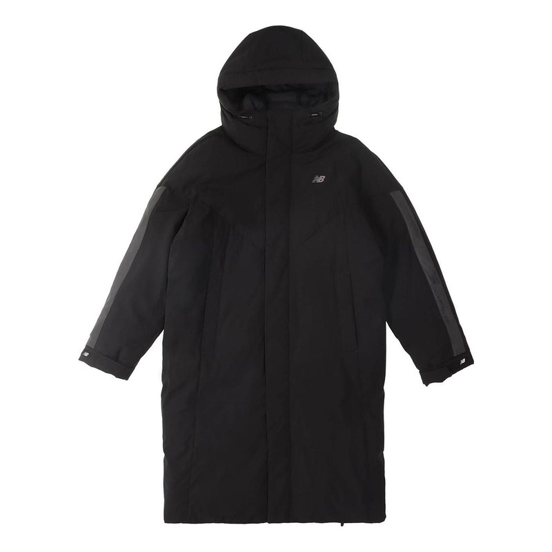 New Balance Street Style Long Down Jacket 'Black' NQ94R041-BK - 1