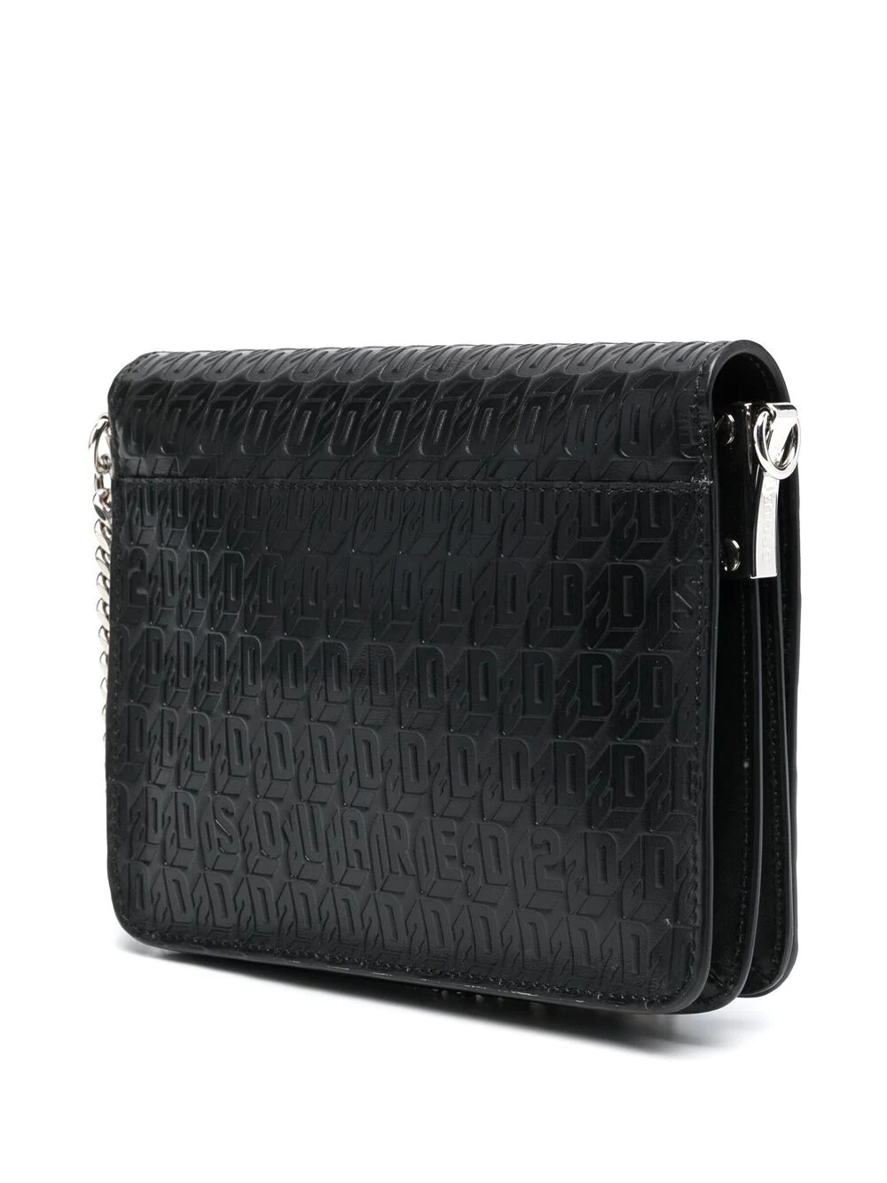 logo-embossed shoulder bag - 3