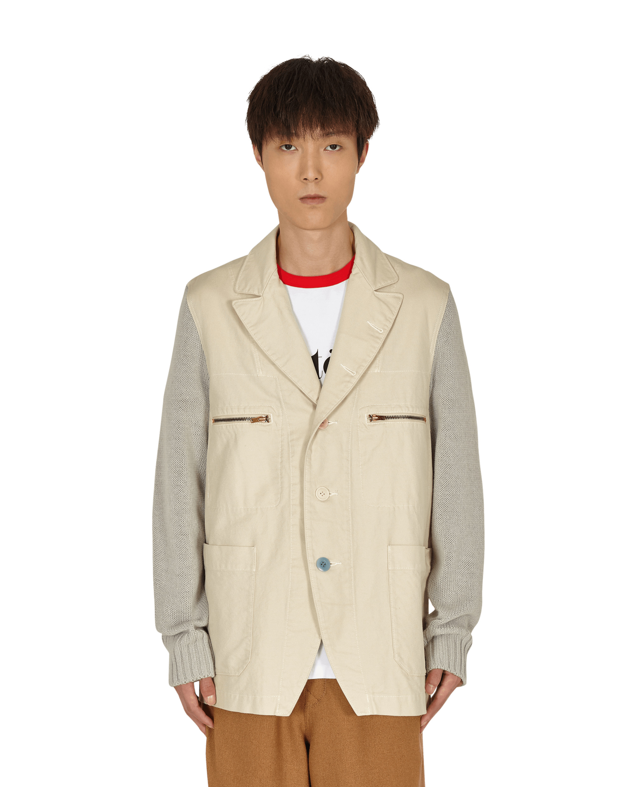 Cotton Blazer White - 1