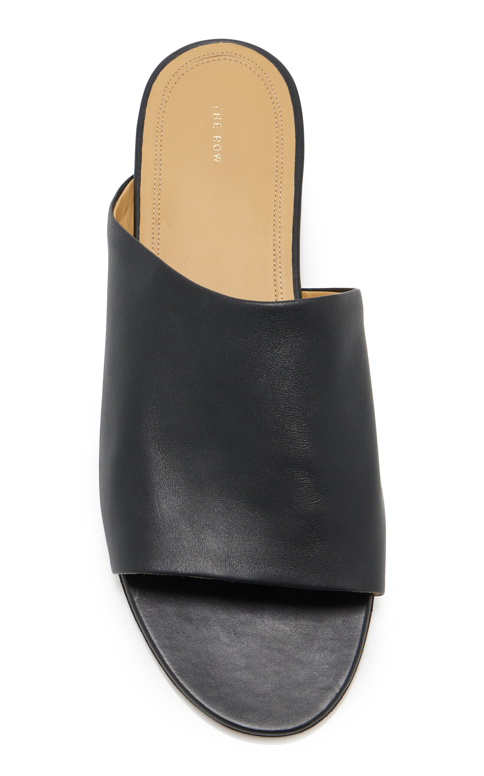 Signum Leather Slide Sandals black - 3