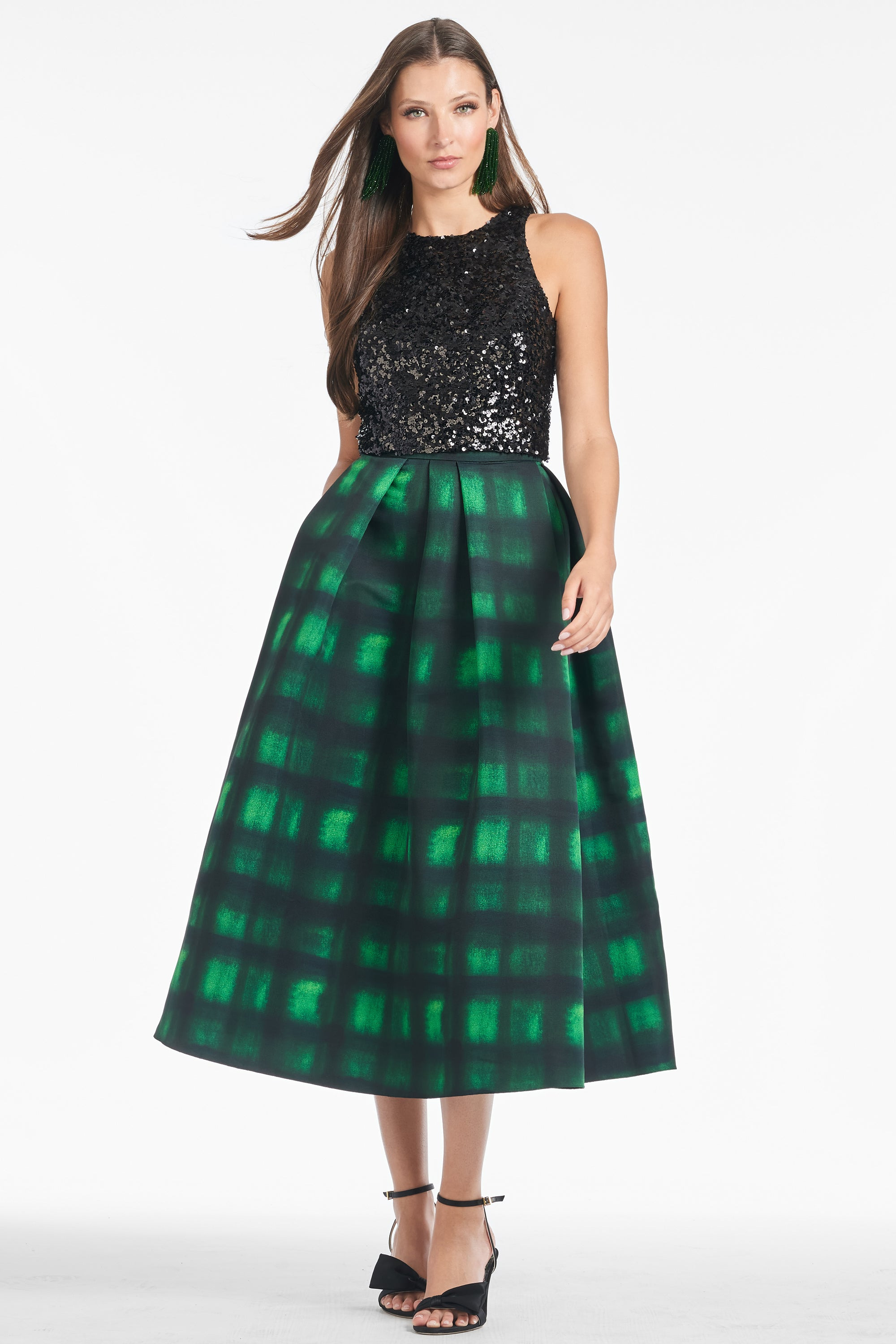Sequin Lexi Top - Black - 2