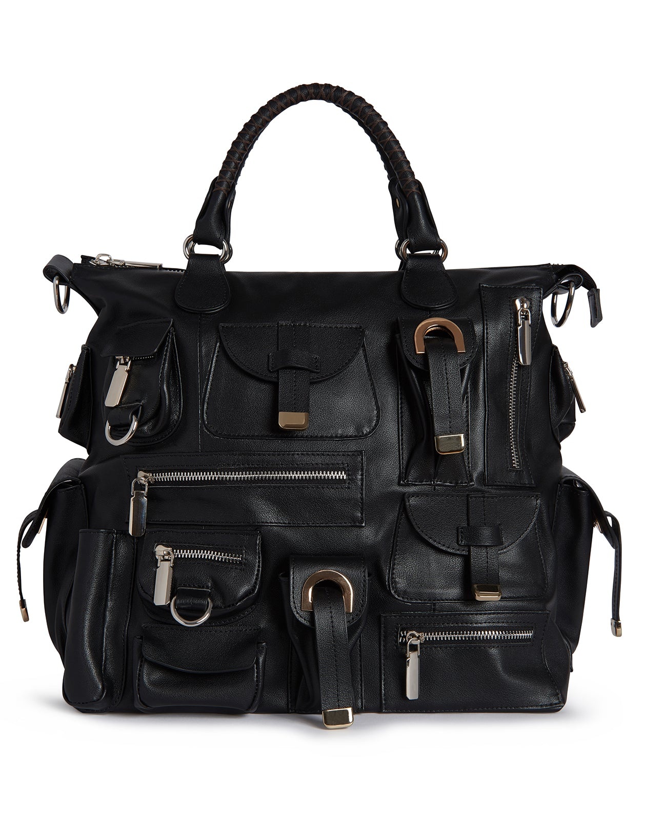 Leather Cargo Pocket Bag - 1