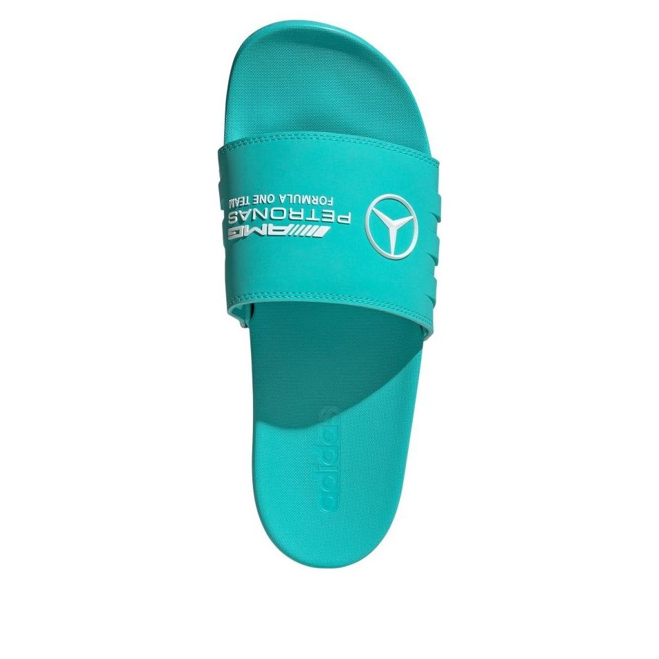 adidas x Mercedes AMG Adilette Slides 'Petronas Formula One Team Mint Rush' JR1071 - 5