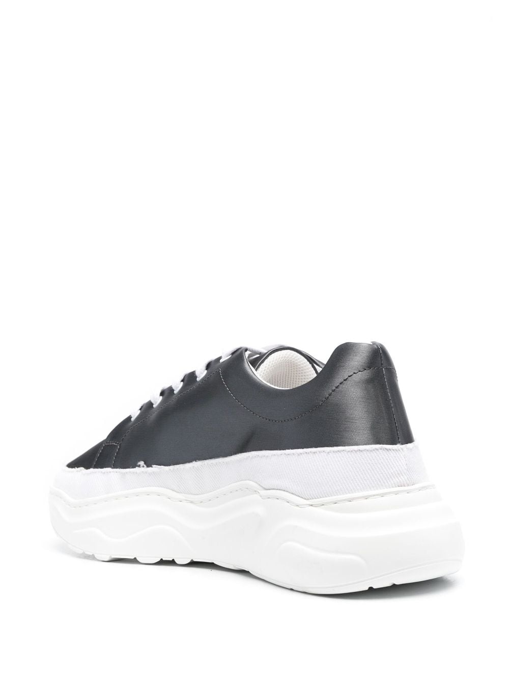 low-top round-toe sneakers - 3