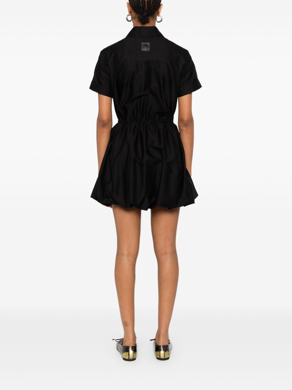 Cotton blend short dress - 4