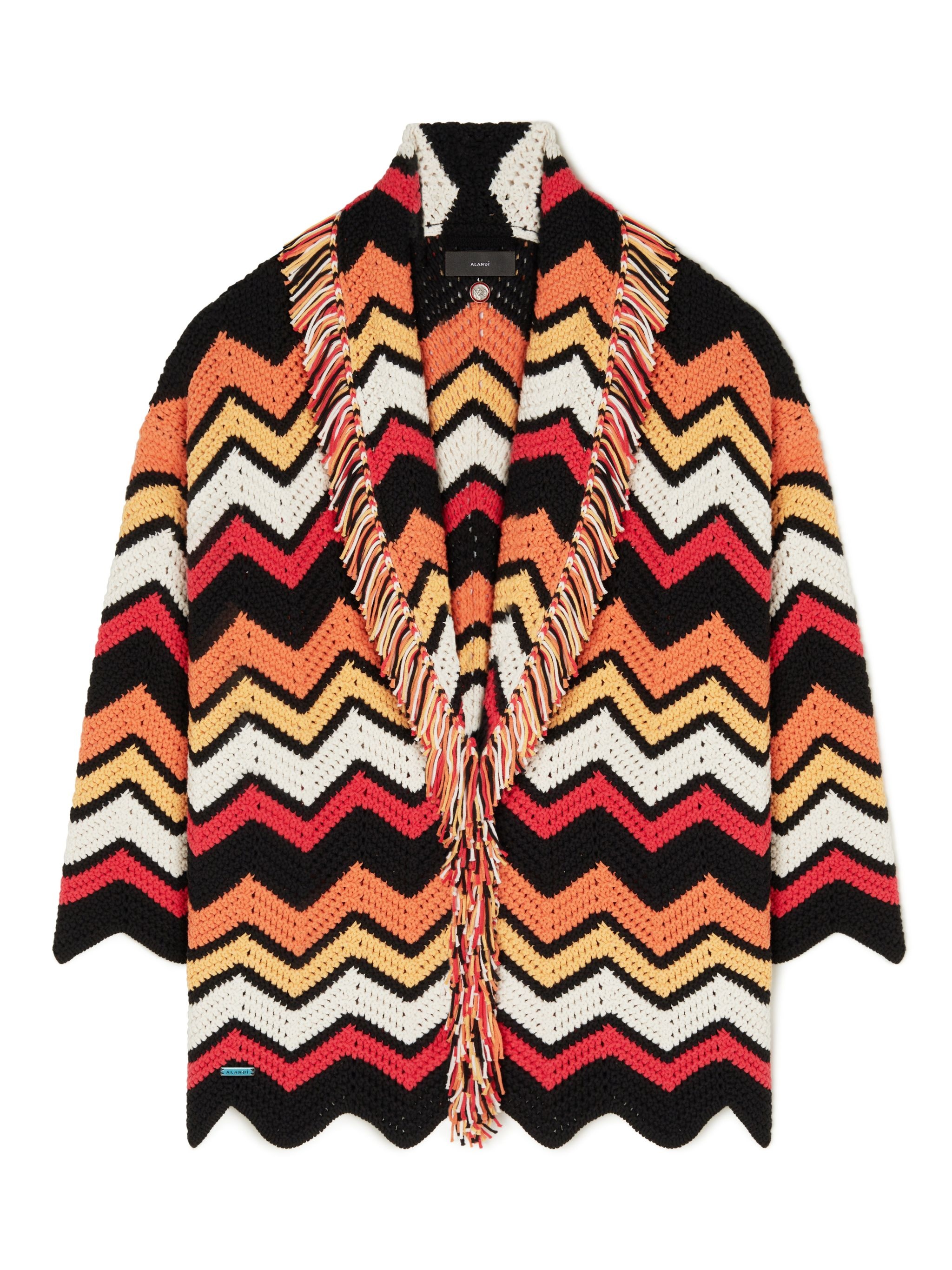 Kaleidoscopic Chevron Cardigan - 1