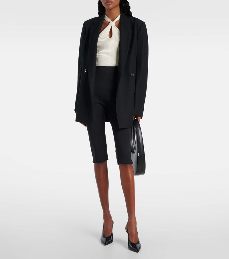 SIMKHAI Andrea ribbed-knit halterneck top outlook