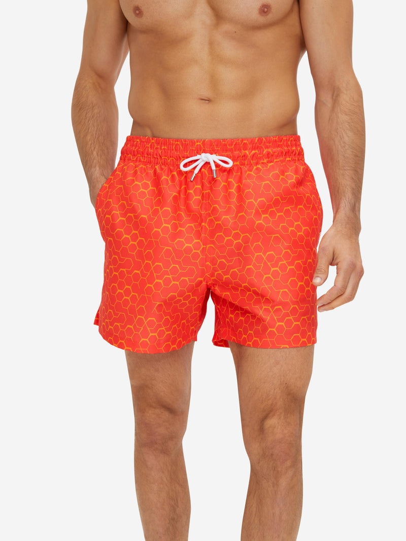 Men's Short Swim Shorts Tropez 12 Red - 2
