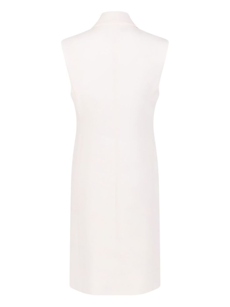 Max Mara double-breasted sleeveless coat outlook