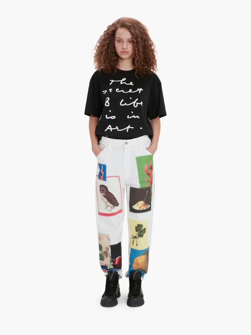 JW Anderson OSCAR WILDE CAPSULE: QUOTE RELAXED FIT T-SHIRT outlook