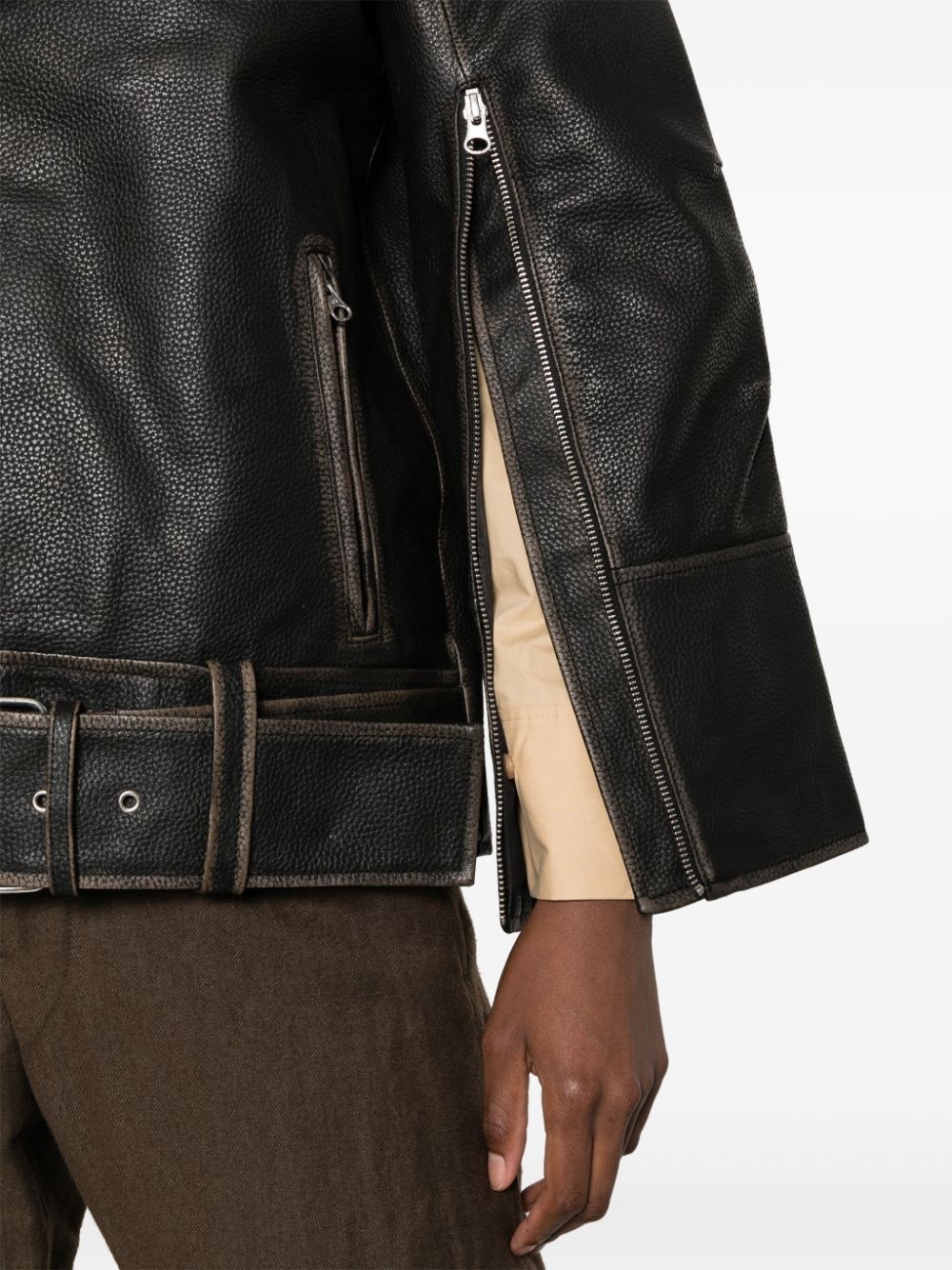 Beatrisse leather biker jacket - 5