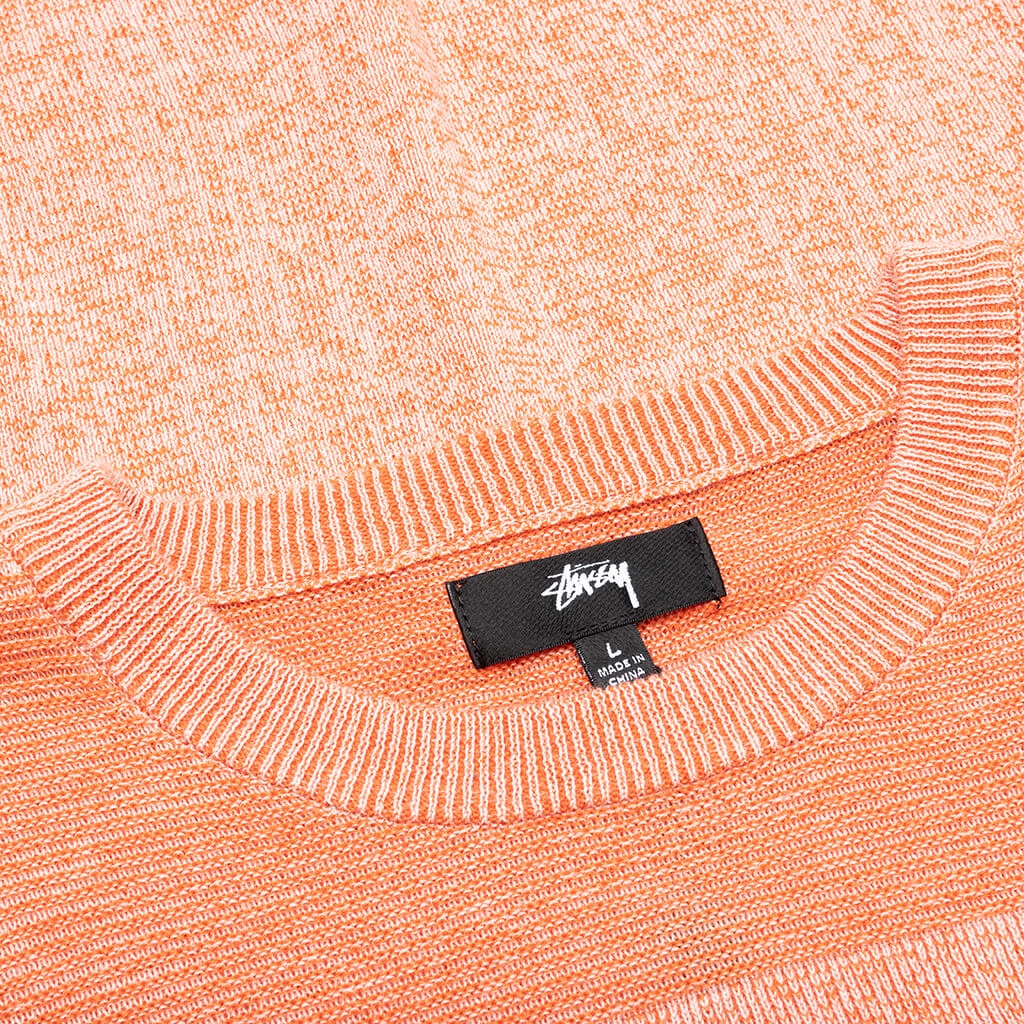 ENGINEERED PANEL SWEATER - ORANGE - 3