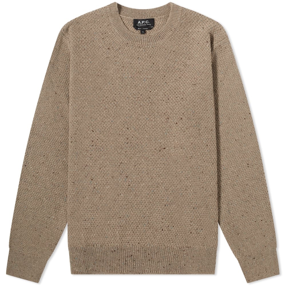 A.P.C. Jules Donegal Crew Knit - 1