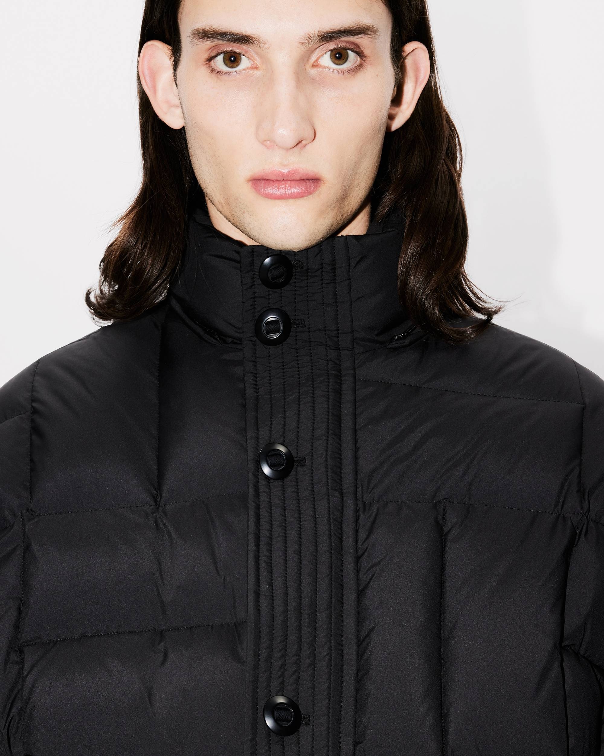 'KENZO Weave' mid-length winter parka - 9
