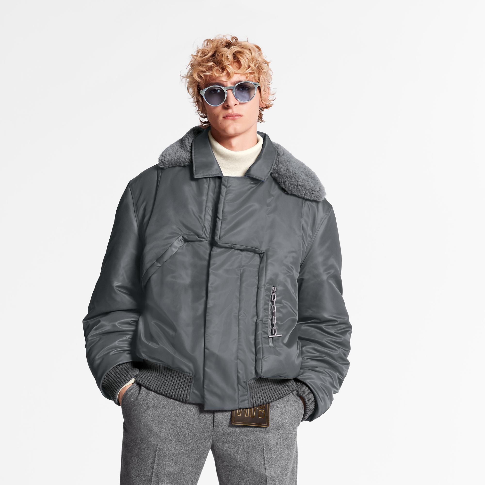 Padded Blouson Shearling Detail - 4