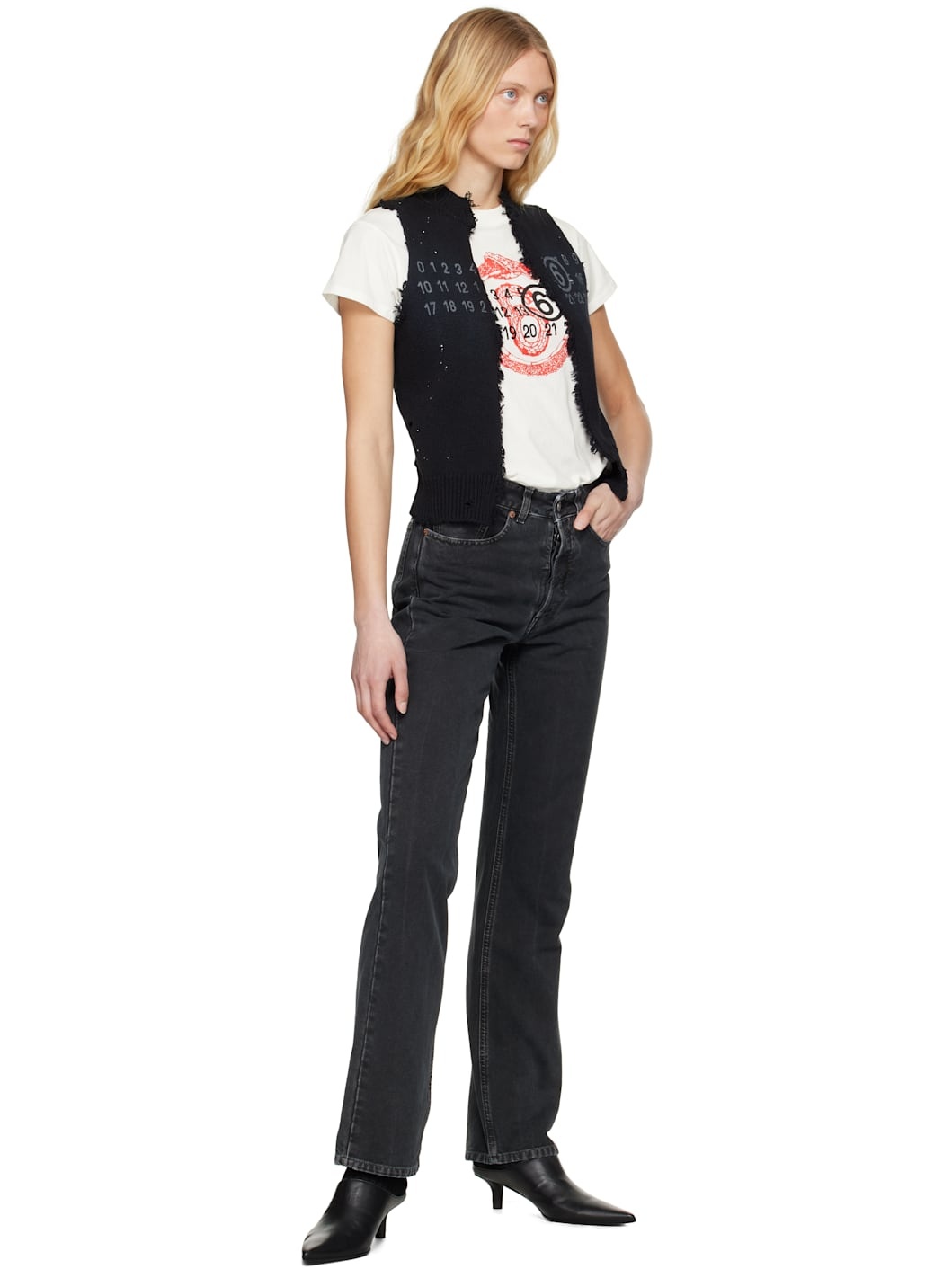Black 5 Pockets Jeans - 4