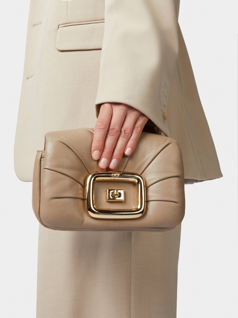 Roger Vivier Viv' Choc Mini Bag in Nappa Leather outlook