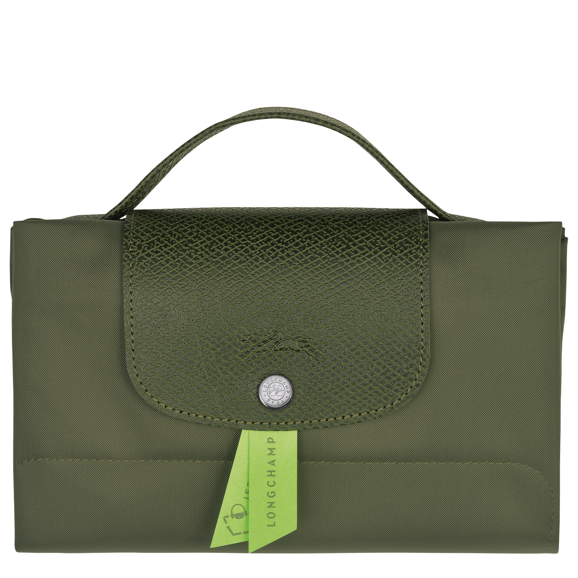 Le Pliage Green S Briefcase Forest - Recycled canvas - 6