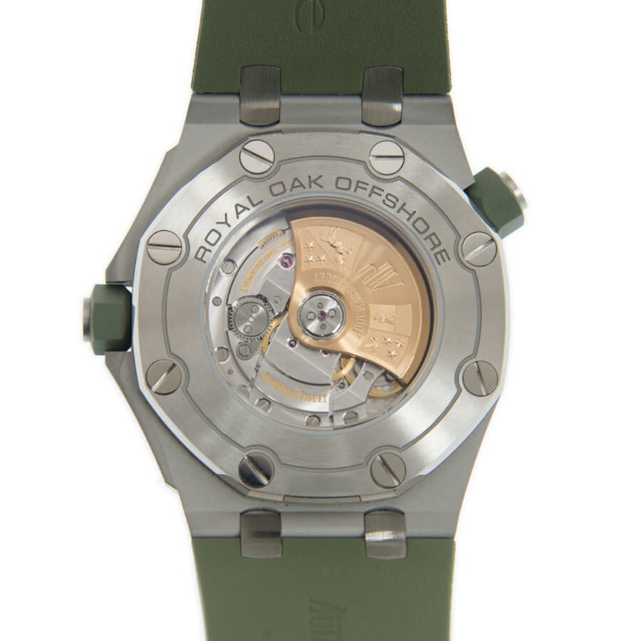 Audemars Piguet Royal Oak Offshore Automatic Green Dial Men's Watch 15710ST.OO.A052CA.01 - 4