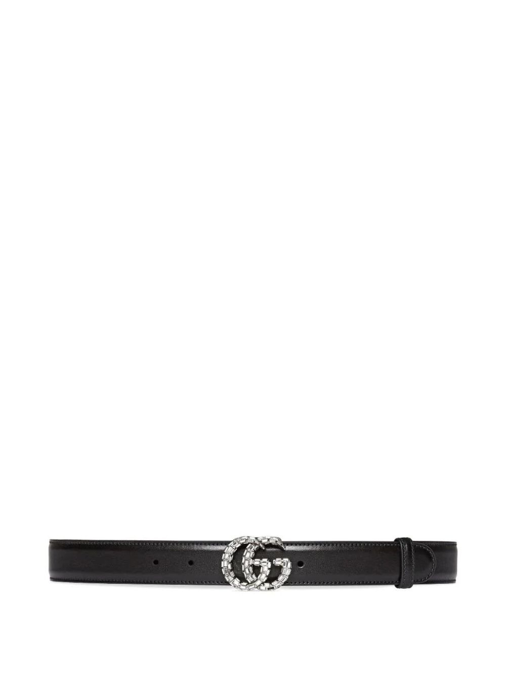 Double G crystal-embellished belt - 1