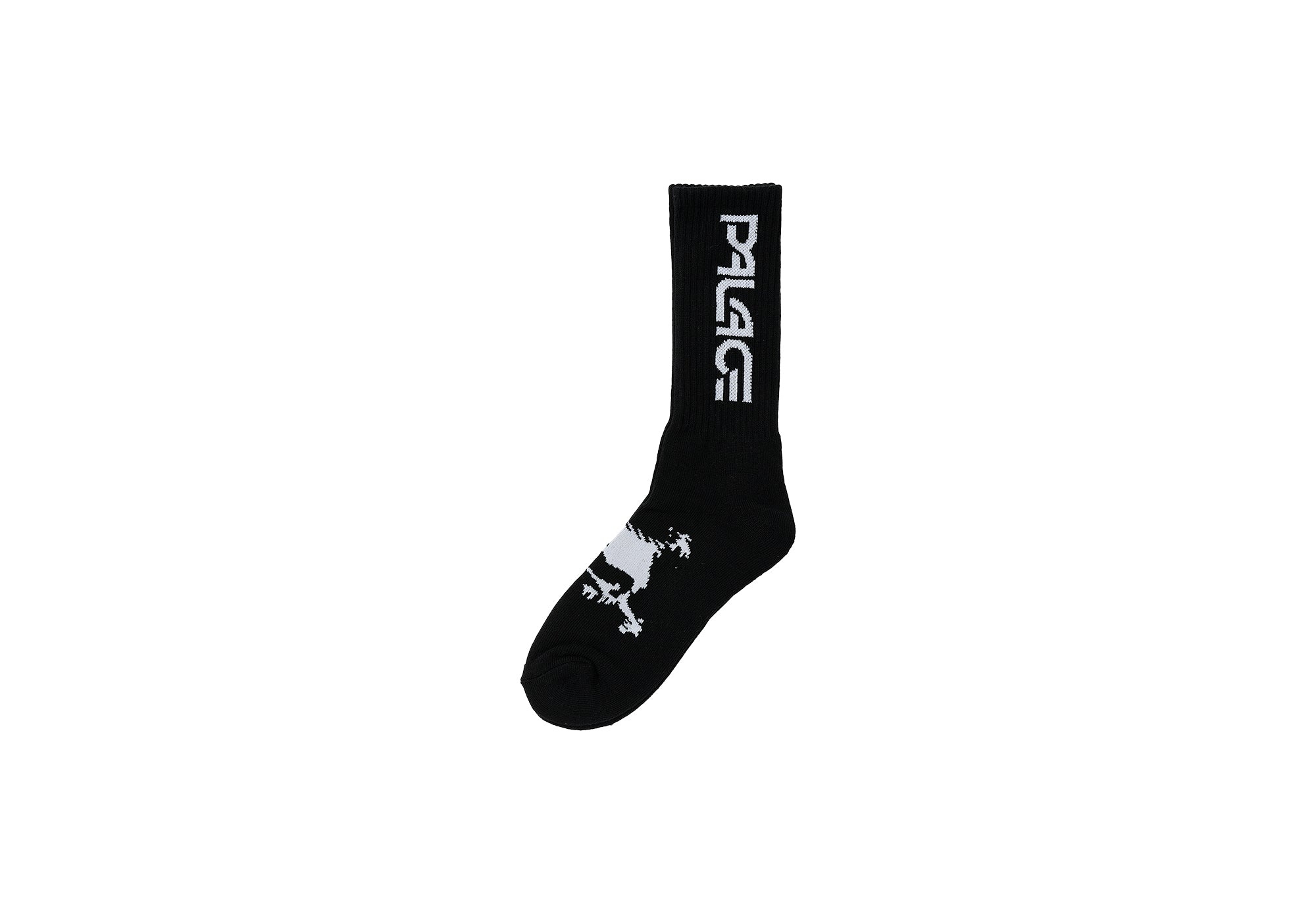 PALACE OAKLEY SOCK BLACK - 1