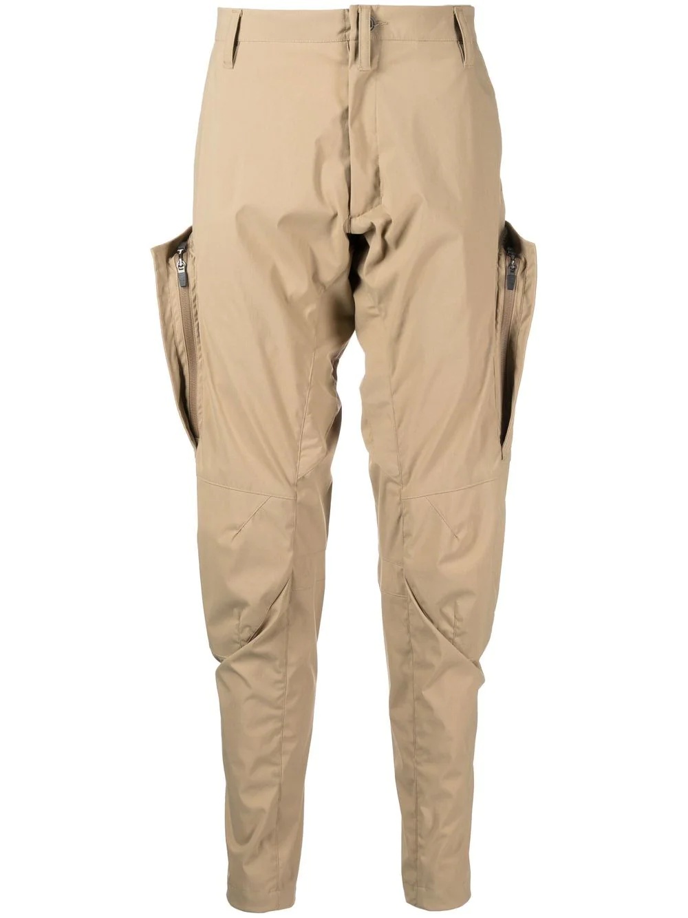 articulated cargo-pocket detail trousers - 1