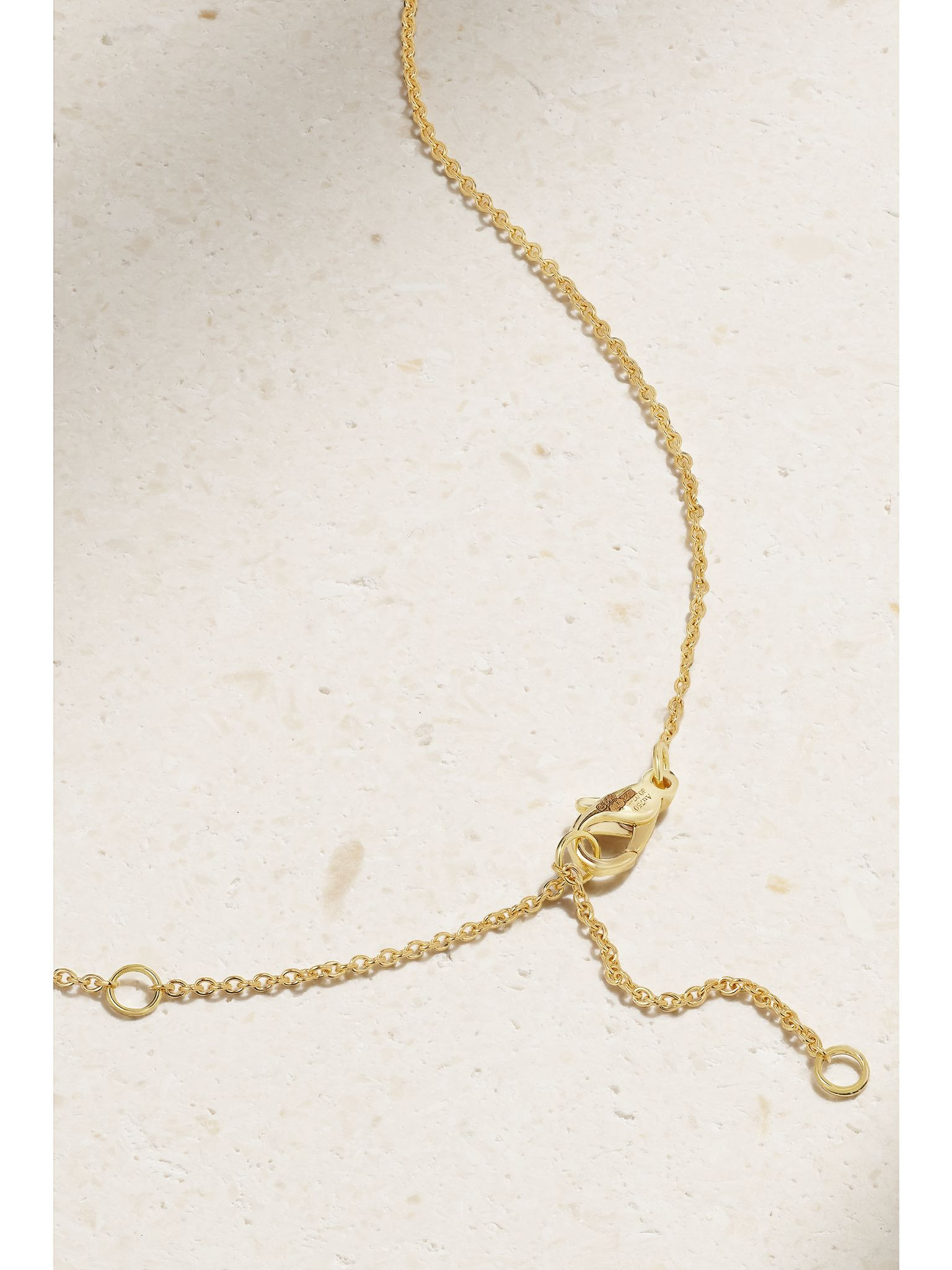 My First De Beers Clea 18-karat gold diamond necklace Gold - 3