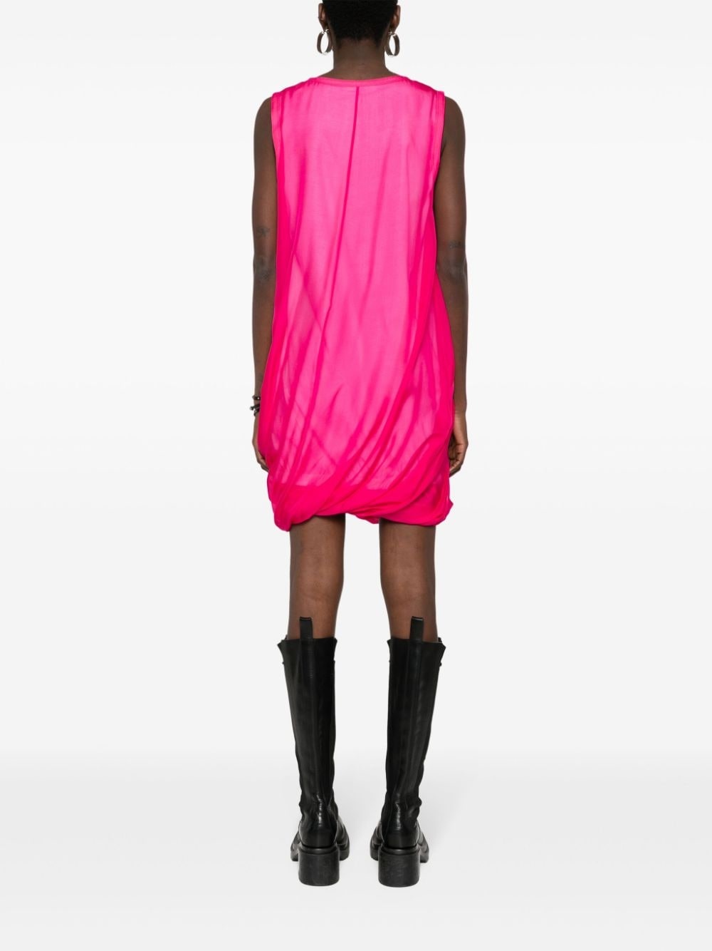 silk mini dress - 4