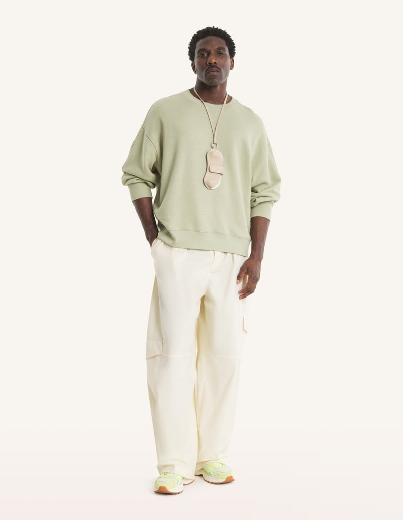 Maison Kitsuné LINEN COTTON OVERSIZE SWEATSHIRT outlook