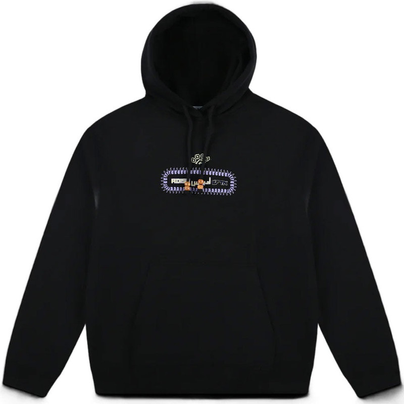 Alkhws Logo Hoodie Sweatshirt 'Black' 1