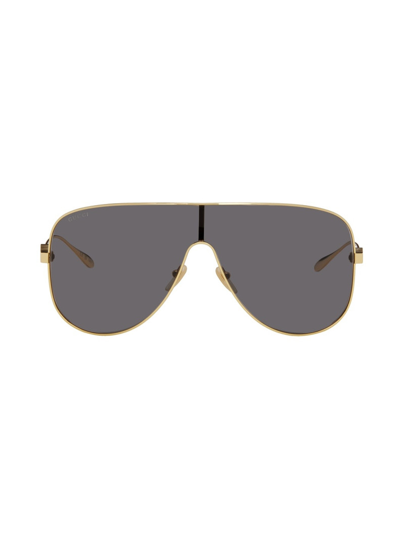 Gold Mask Sunglasses - 1