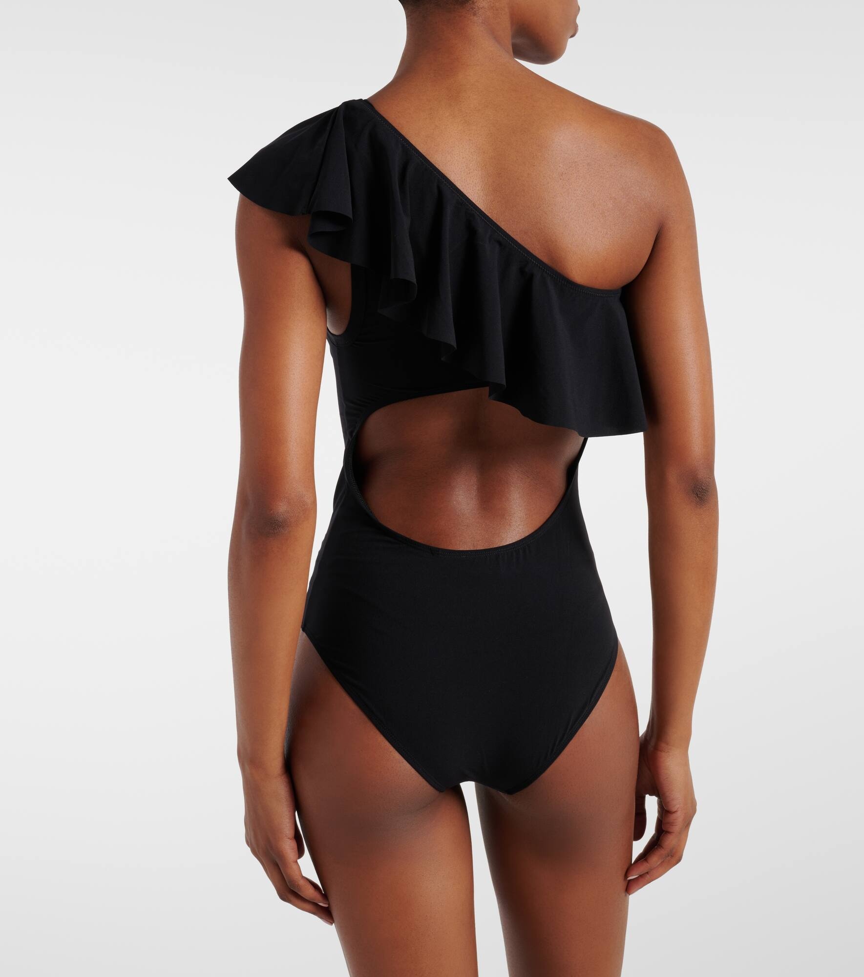 Sicilya ruffled one-shoulder swimsuit - 3