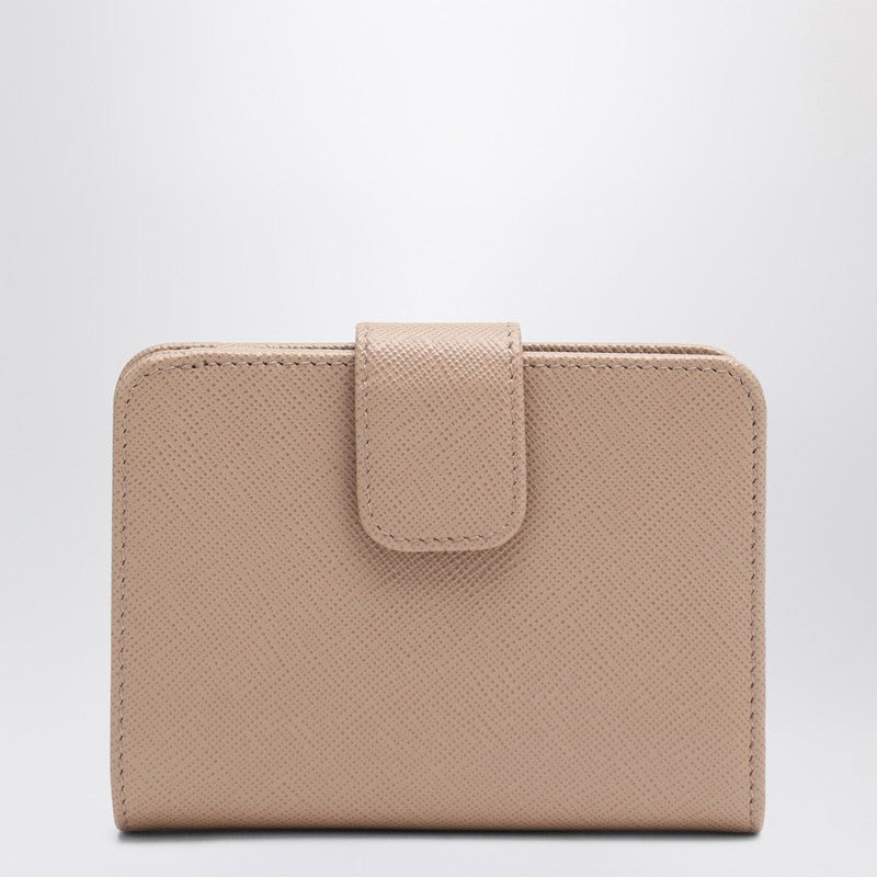 Prada Powder Saffiano Leather Small Continental Wallet Women - 2