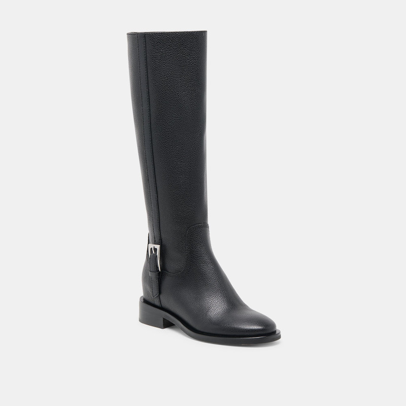 KILIAN H2O WIDE CALF BOOTS BLACK LEATHER 3