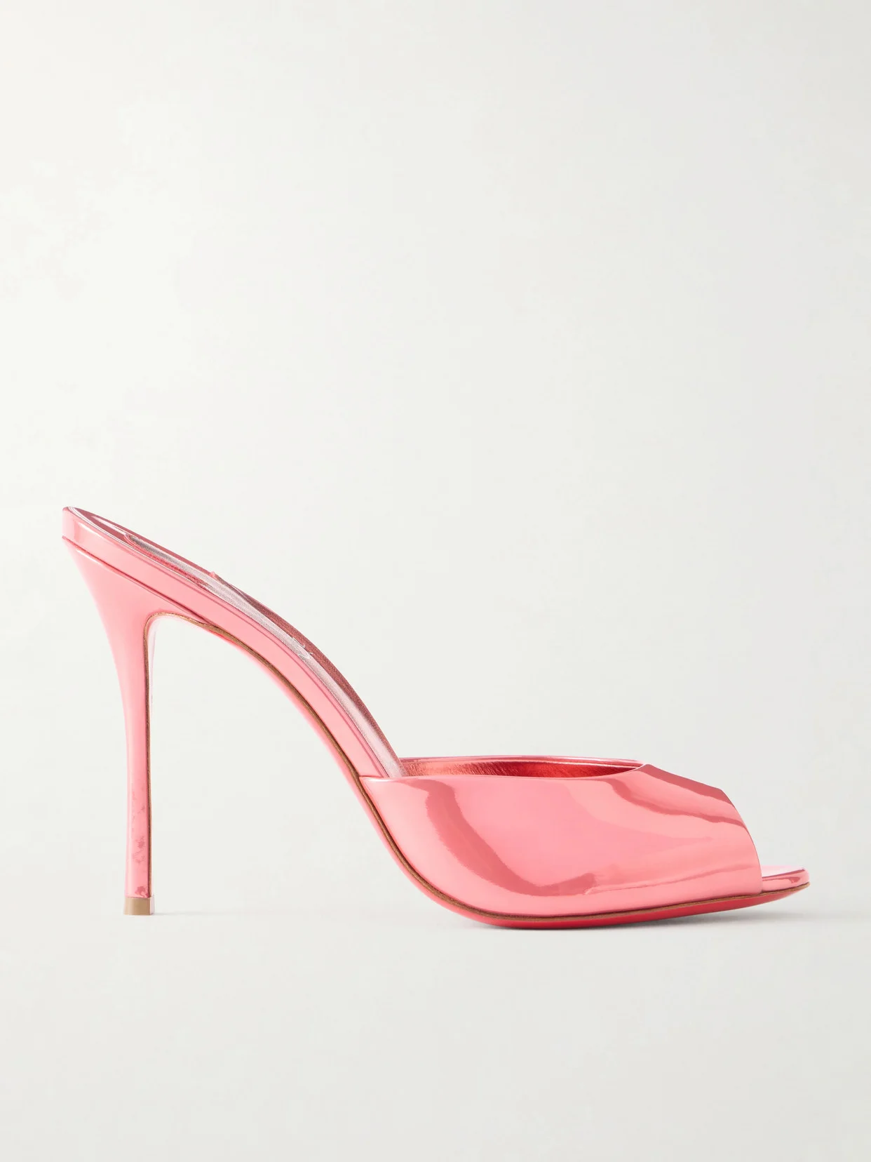 Me Dolly 100 Mirrored-leather Mules - 1