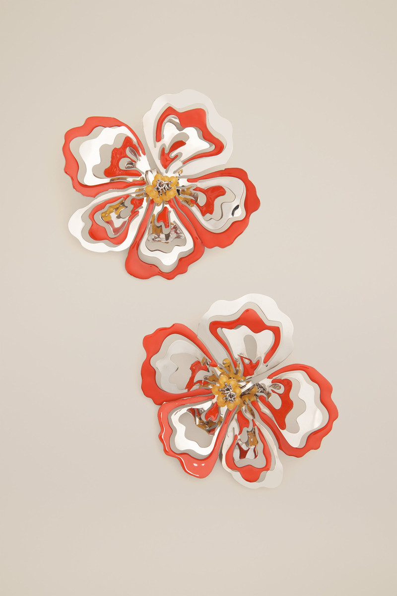 Hibiscus Earrings 1