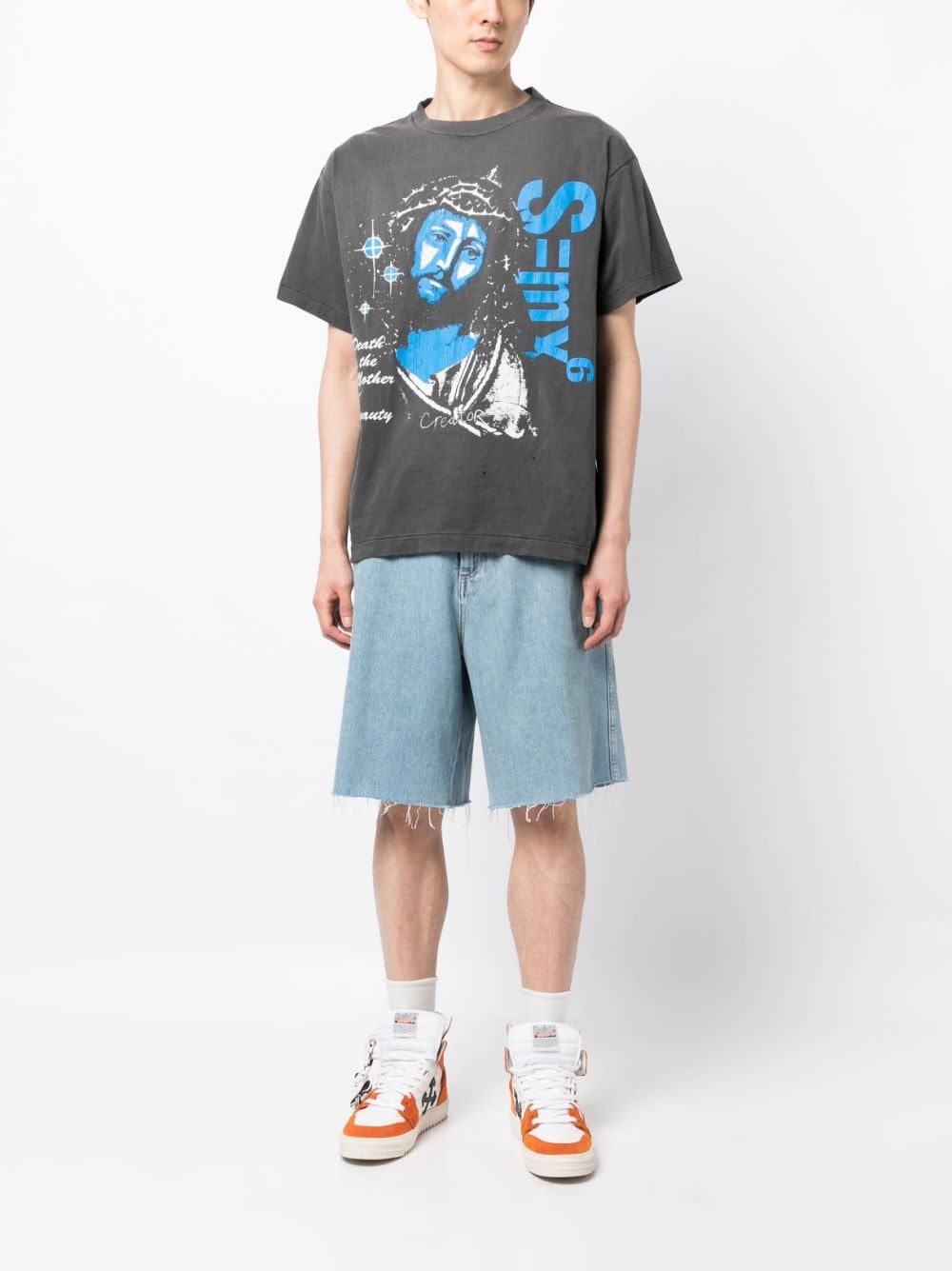 graphic-print short-sleeve T-shirt - 2